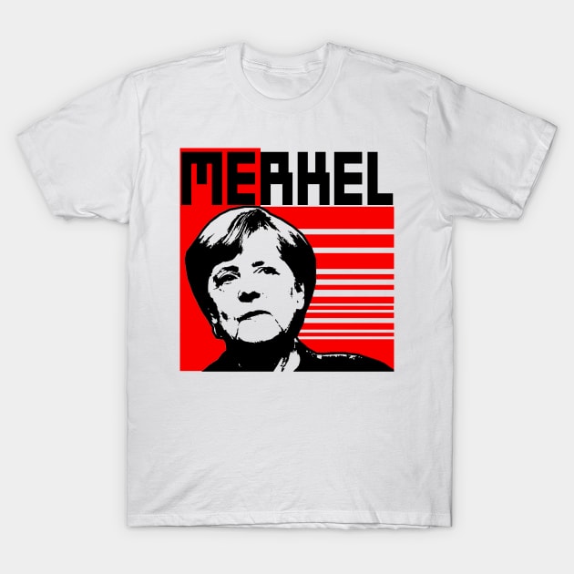 Kanzlerin Angela Merkel 3 T-Shirt by truthtopower